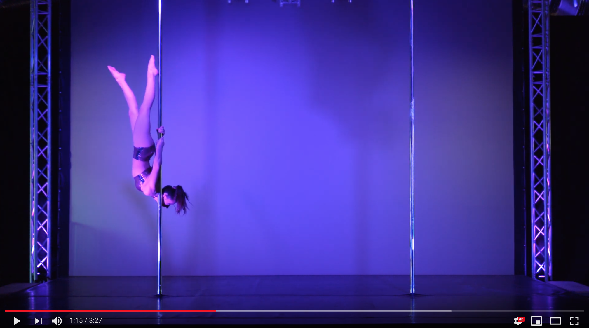 Lilou au Championnat Interrégional Pole Dance Sud ! Pole Dance and Co
